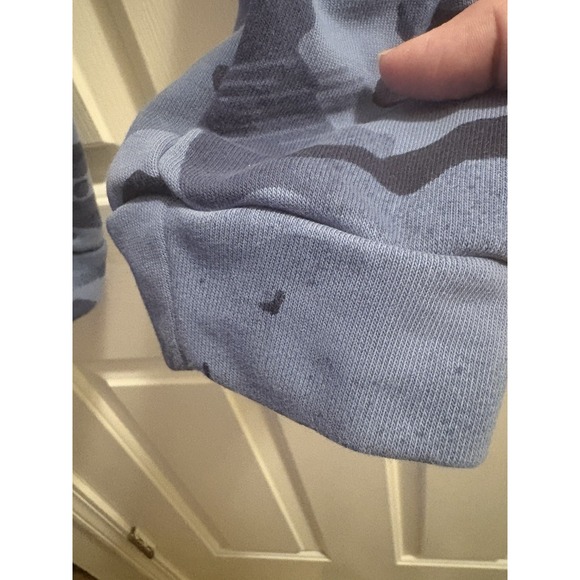 Nike Blue Camo Jogger Sweatpants Mens Large Athletic Nice! - Picture 3 of 6